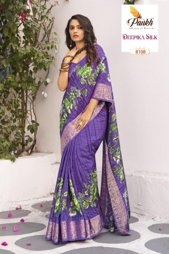 PANKH-DEEPIKA-SILK-SERIES-8101-TO-8116-MUNGA-SILK-PRINTED-WITH-WEAVING-BORDER-SAME-FABRIC-AND-PRINTED-BLOUSE-SAREE-CATALOGUE-9