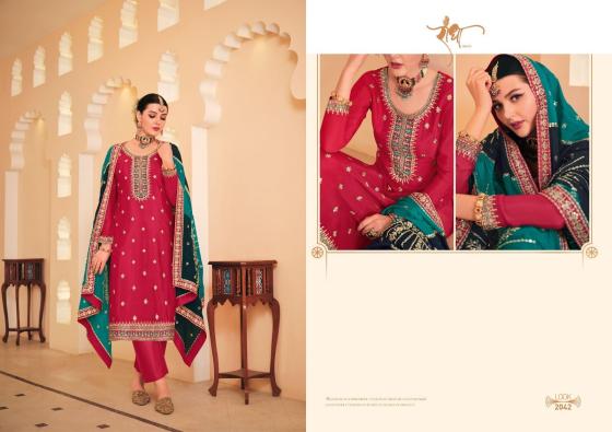 RADHA-RAINBOW-SERIES-2041-TO-2044-HEAVY-CHINON-WITH-HEAVY-EMBROIDERY-WORK-HEAVY-PREMIUM-SANTUN-AND-ORGANZA-DRESS-MATERIAL-CATALOGUE-9