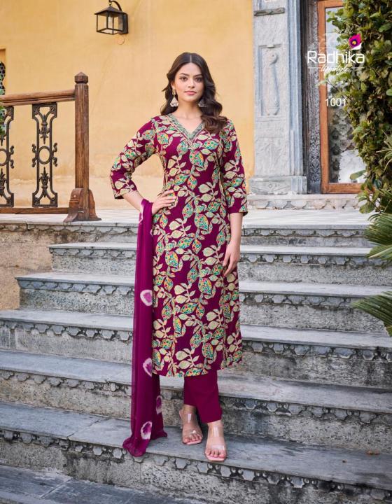 RADHIKA-LIFESTYLE-CASUAL-VOL-1-HEAVY-REYON-FOIL-PRINT-WITH-EMBROIDERY-WORK-KURTI-PANT-DUPATTA-CATALOGUE-3