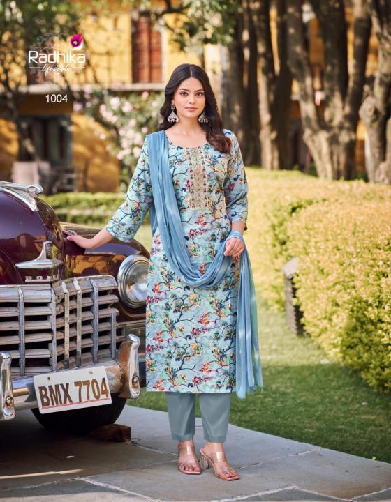 RADHIKA-LIFESTYLE-CASUAL-VOL-1-HEAVY-REYON-FOIL-PRINT-WITH-EMBROIDERY-WORK-KURTI-PANT-DUPATTA-CATALOGUE-7