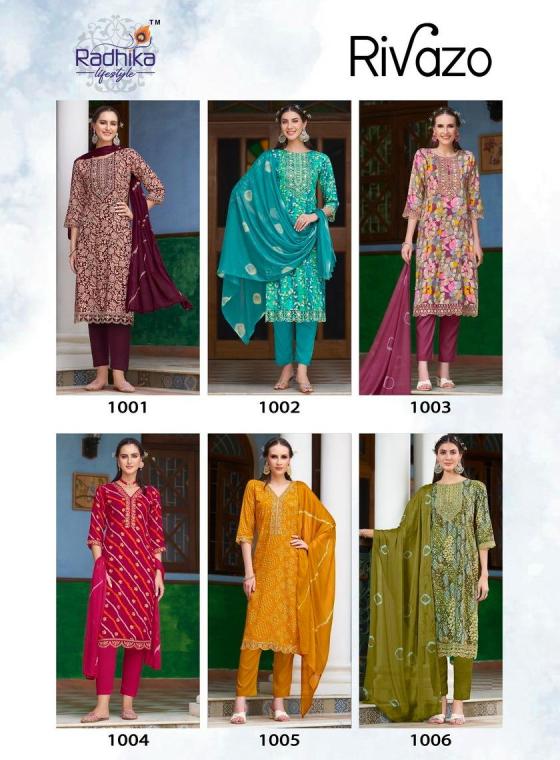 RADHIKA-LIFESTYLE-RIVAZO-VOL-1-HEAVY-REYON-FOIL-PRINT-WITH-EMBROIDERY-WORK-AND-CHIFFON-DUPATTA-WITH-LACE-KURTI-CATALOGUE-1