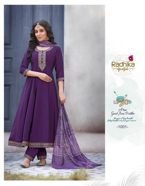 RADHIKA-LIFSTYLE-GULMOHAR-VOL-1-HEAVY-ROMAN-SILK-WITH-EMBROIDERY-WORK-CHANDERI-JACQUARD-PRINT-DUPATTA-TOP-PANT-ANARKALI-GOWN-CATLOG-2