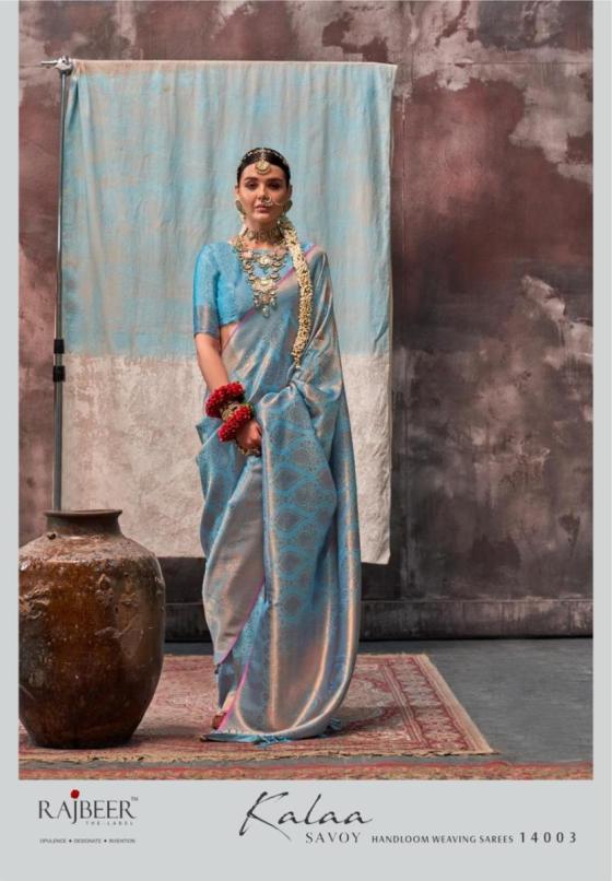 RAJBBER-KALAA-SAVOY-SERIES-14001-TO-14006-TWO-TONE-HANDLOOM-WEAVING-SILK-CONTRAST-SELVAGE-BORDER-SAREE-CATALOGUE-9