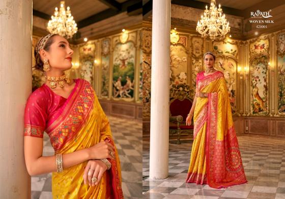 RAJPATH-SOPHIA-SERIES-420001-TO-420006-BANARSI-SILK-WEAVING-WORK-SAREE-FEATURES-AN-ELEGANT-CONTRAST-BORDER-OR-PALLU-SAREE-CATALOGUE-1