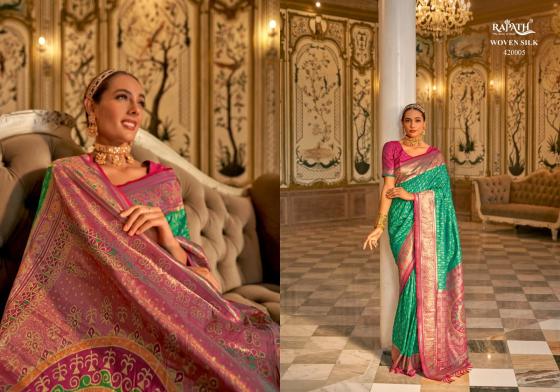 RAJPATH-SOPHIA-SERIES-420001-TO-420006-BANARSI-SILK-WEAVING-WORK-SAREE-FEATURES-AN-ELEGANT-CONTRAST-BORDER-OR-PALLU-SAREE-CATALOGUE-4