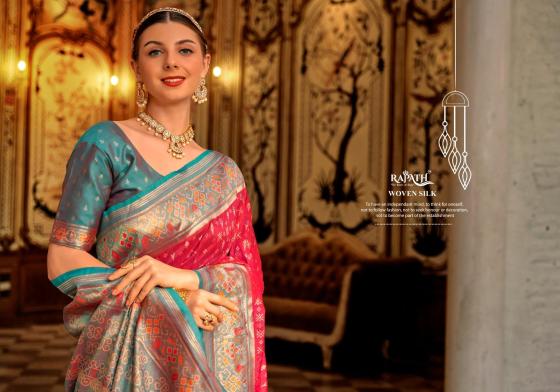 RAJPATH-SOPHIA-SERIES-420001-TO-420006-BANARSI-SILK-WEAVING-WORK-SAREE-FEATURES-AN-ELEGANT-CONTRAST-BORDER-OR-PALLU-SAREE-CATALOGUE-9