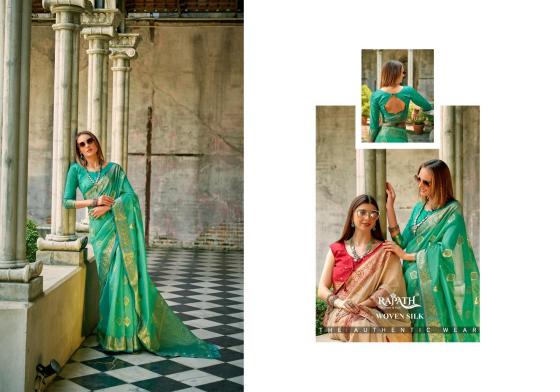 RAJPATH-ZILMIL-SILK-390000-SERIES-390001-TO-390006-TISSUE-SILK-WITH-WEAVING-WORK-CONTRAST-BORDER-WITH-CONTRAST-ART-BLOUSE-CATALOGUE-11