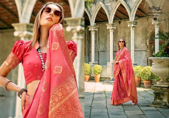 RAJPATH-ZILMIL-SILK-390000-SERIES-390001-TO-390006-TISSUE-SILK-WITH-WEAVING-WORK-CONTRAST-BORDER-WITH-CONTRAST-ART-BLOUSE-CATALOGUE-6