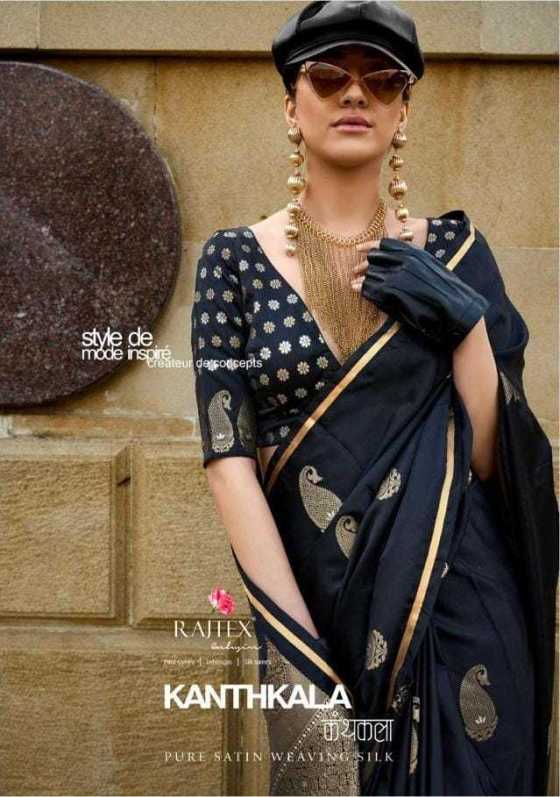 RAJTEX-FABRIC-SERIES-382001-TO-382006-KANTHKALA-PRE-SATIN-HANDLOOM-WEAVING-SILK-HEAVY-PALLU-BROCADE-BLOUSE-SAREE-CATALOGUE-1