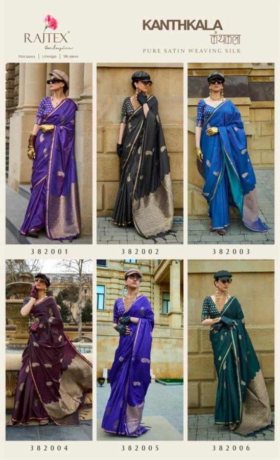 RAJTEX-FABRIC-SERIES-382001-TO-382006-KANTHKALA-PRE-SATIN-HANDLOOM-WEAVING-SILK-HEAVY-PALLU-BROCADE-BLOUSE-SAREE-CATALOGUE-4