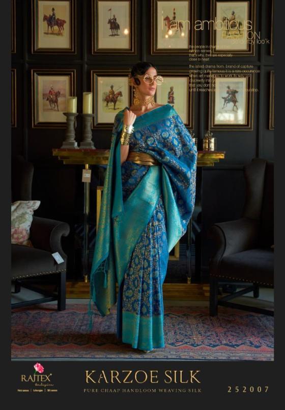 RAJTEX-KARZOE-SILK-SERIES-252001-TO-252007-SOFT-SILK-CHAAP-HANDLOOM-WEAVING-SAREE-CATALOGUE-18