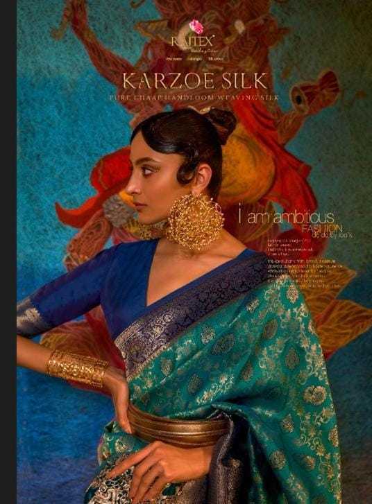 RAJTEX-KARZOE-SILK-SERIES-252001-TO-252007-SOFT-SILK-CHAAP-HANDLOOM-WEAVING-SAREE-CATALOGUE-2