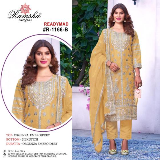 RAMSHA-R-1166-ORGANZA-EMBROIDERY-AND-SILK-STICH-BOTTOM-NET-EMBROIDERY-DUPATTA-DRESS-CATALOGUE-5