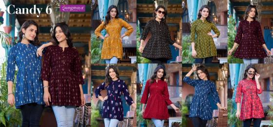 RANGMAYA-CANDY-VOL6-BEUTIFUL-RAYON-KURTI-TOP-CATALOGUE-1