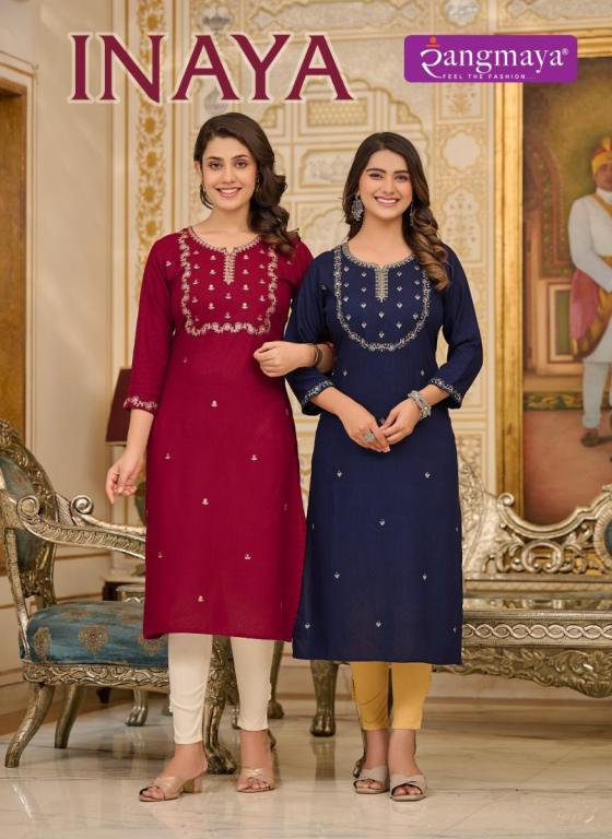 RANGMAYA-INAYA-BOMBAY-FABRIC-BEAUTIFUL-KURTIS-CATALOGUE-7