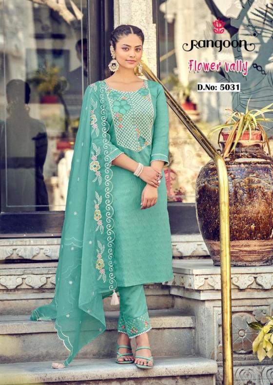 RANGOON-FLOWER-VALLY-VISCOSE-WITH-EMBROIDERY-WORK-WITH-APLIC-AND-COTTON-MAL-INNER-BEAUTIFUL-KURTI-PANT-DUPATTA-CATALOGUE-9