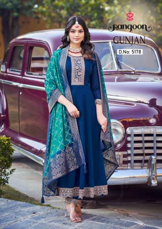 RANGOON-GUNJAN-SILK-WITH-FANCY-EMBROIDERY-WORK-WITH-FULL-INNER-TOP-AND-PANT-WITH-4