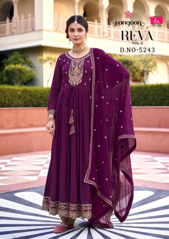 RANGOON-REVA-VOL-2-HEAVY-RAYON-WITH-EMBROIDERY-WORK-ANARKALI-STYLE-KURTI-PANT-AND-DUPATTA-BEAUTIFUL-CATALOGUE-3