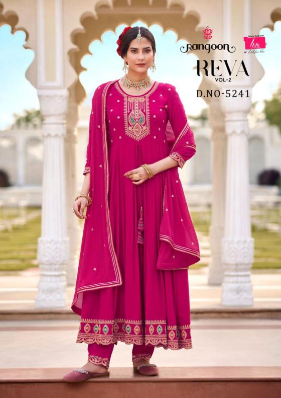 RANGOON-REVA-VOL-2-HEAVY-RAYON-WITH-EMBROIDERY-WORK-ANARKALI-STYLE-KURTI-PANT-AND-DUPATTA-BEAUTIFUL-CATALOGUE-4