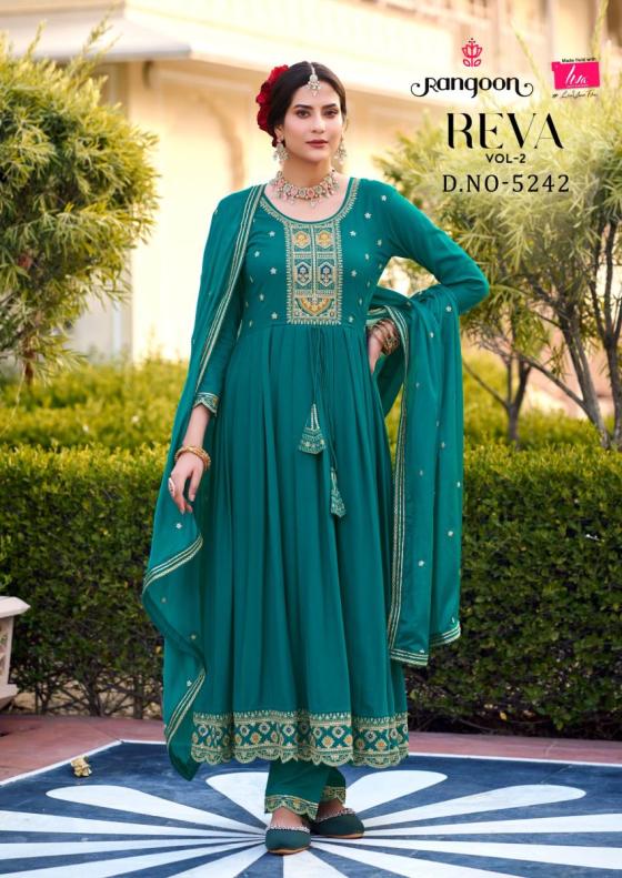 RANGOON-REVA-VOL-2-HEAVY-RAYON-WITH-EMBROIDERY-WORK-ANARKALI-STYLE-KURTI-PANT-AND-DUPATTA-BEAUTIFUL-CATALOGUE-5