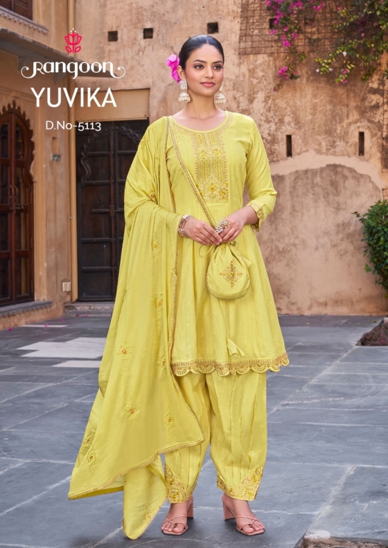 RANGOON-YUVIKA-VISCOSE-WITH-FANCY-EMBROIDERY-WORK-AND-COTTON-MAL-INNER-WITH-PURCH-WORK-AFGHANI-STYLE-PANT-2