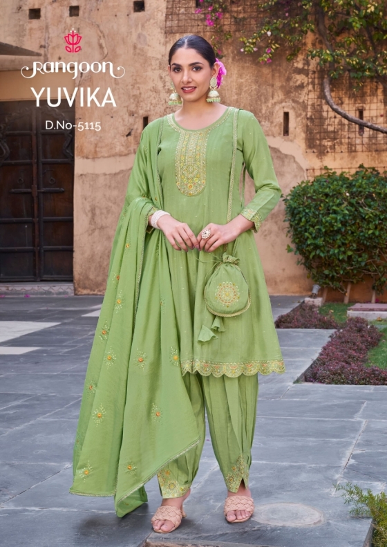 RANGOON-YUVIKA-VISCOSE-WITH-FANCY-EMBROIDERY-WORK-AND-COTTON-MAL-INNER-WITH-PURCH-WORK-AFGHANI-STYLE-PANT-5