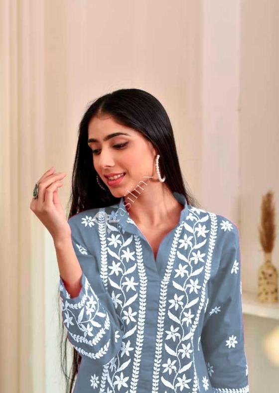 RASILI-NXTM-THANIYA-SERIES-2031-TO-2035-HEAVY-RAYON-WITH-CHIKANKARI-EMBROIDERY-WORK-SHORT-TOP-KURTI-CATALOGUE-8