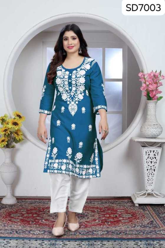 RASLI-NX-SUI-DHAGA-HEAVY-RAYON-WITH-CHIKANKARI-EMBROIDERY-WORK-AND-HEAVY-RAYON-PANT-BEAUTIFUL-KURTI-PANT-CATALOGUE-13