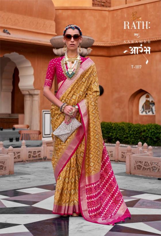 RATH-AARAMBH-SERIES-1106-TO-1117-SOFT-COTTON-SILK-WITH-FOIL-PRINT-LATKAN-1