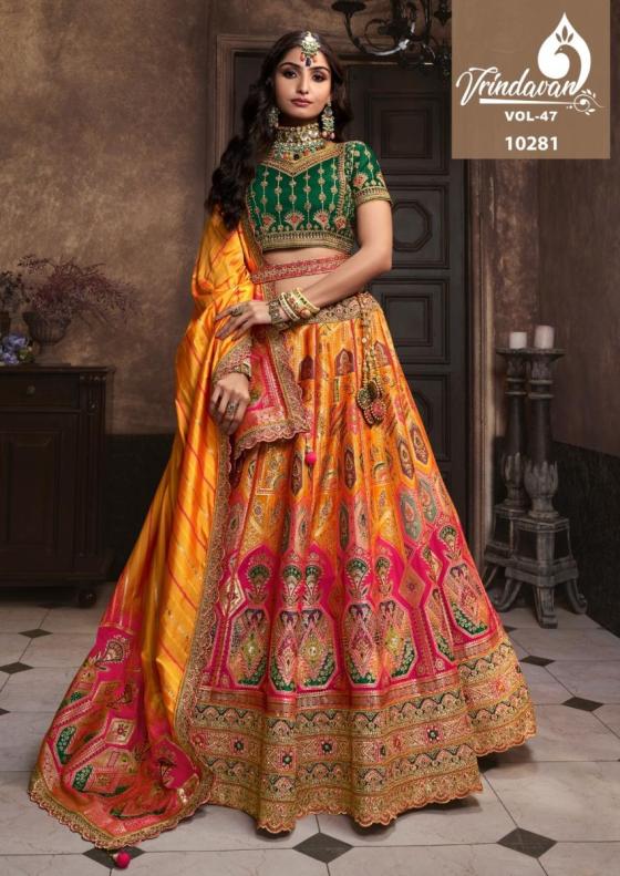 ROYAL-VRINDAVAN-VOL-47-BANARSI-SILK-BEAUTIFUL-LEHENGA-CATLOG-3