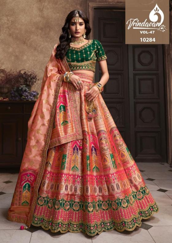 ROYAL-VRINDAVAN-VOL-47-BANARSI-SILK-BEAUTIFUL-LEHENGA-CATLOG-6