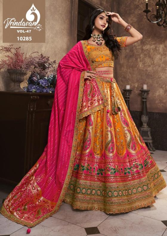 ROYAL-VRINDAVAN-VOL-47-BANARSI-SILK-BEAUTIFUL-LEHENGA-CATLOG-7