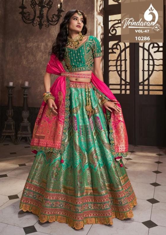 ROYAL-VRINDAVAN-VOL-47-BANARSI-SILK-BEAUTIFUL-LEHENGA-CATLOG-8