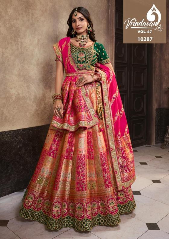 ROYAL-VRINDAVAN-VOL-47-BANARSI-SILK-BEAUTIFUL-LEHENGA-CATLOG-9