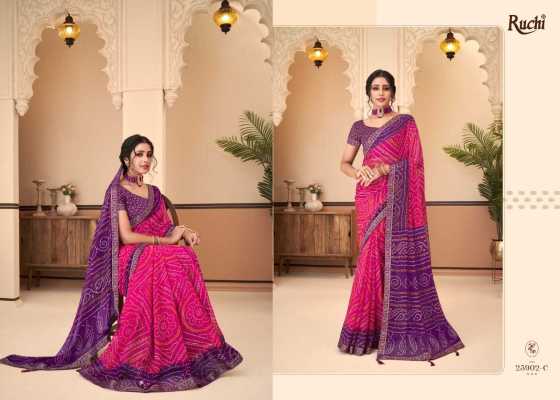 RUCHI-JALPARI-11TH-EDITON-SERIES-25901A-TO-25903D-CHIFFON-SAREE-WITH-ATTACHED-TASSELS-BANARSI-BORDER-DESIGNER-SAREE-CATALOGUE-30