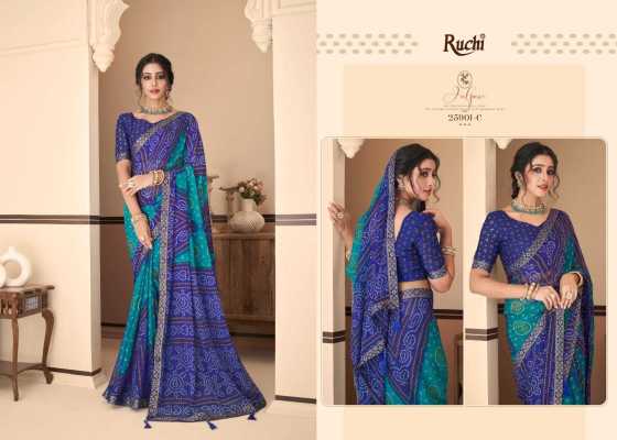 RUCHI-JALPARI-11TH-EDITON-SERIES-25901A-TO-25903D-CHIFFON-SAREE-WITH-ATTACHED-TASSELS-BANARSI-BORDER-DESIGNER-SAREE-CATALOGUE-34