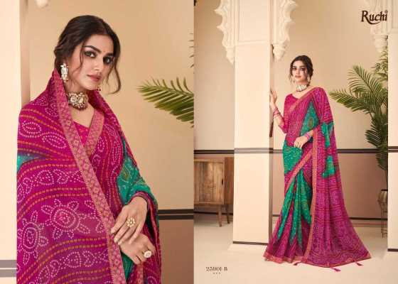 RUCHI-JALPARI-11TH-EDITON-SERIES-25901A-TO-25903D-CHIFFON-SAREE-WITH-ATTACHED-TASSELS-BANARSI-BORDER-DESIGNER-SAREE-CATALOGUE-35