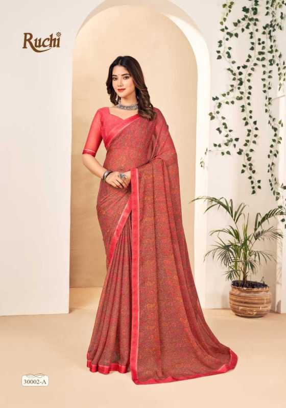 RUCHI-SAREE-SIMAYAA-22-CHIFFON-SAREE-WITH-ATTACHED-WEAVED-BANARSI-BORDER-SAREE-CATALOUGE-4