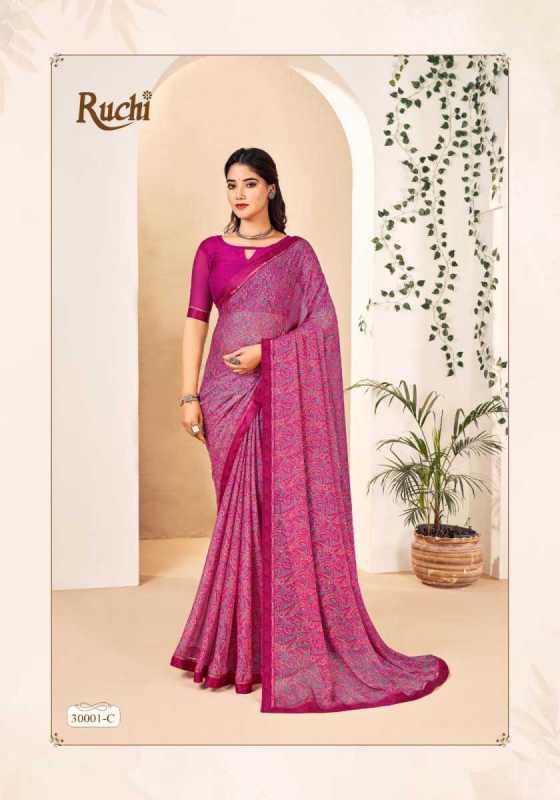 RUCHI-SAREE-SIMAYAA-22-CHIFFON-SAREE-WITH-ATTACHED-WEAVED-BANARSI-BORDER-SAREE-CATALOUGE-8