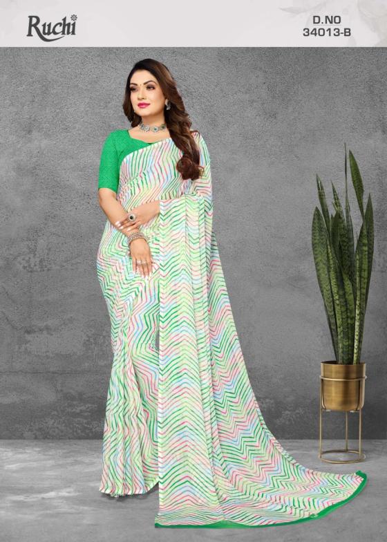 RUCHI-SAREES-STAR-CHIFFON-LEHRIYA-13-BEAUTIFUL-SET-TO-SET-SAREES-CATALOGUE-5