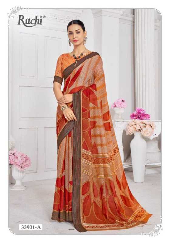 RUCHI-SAREES-VIDHYA-12-PCS-SOFT-LINEN-SAREE-WITH-RAINBOW-WEAVED-BORDER-SAREE-CATALOGUE-18