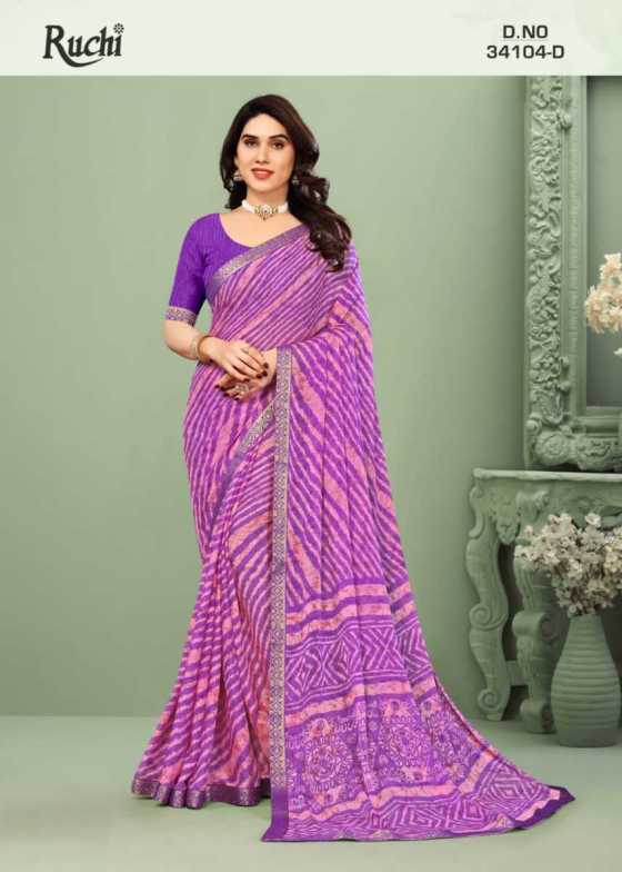 RUCHI-SIMAYAA-LEHRIYA-104-CHIFFON-SAREE-WITH-ATTACHED-BORDER-BEAUTFUL-SAREE-CATALOGUE-5