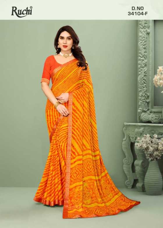 RUCHI-SIMAYAA-LEHRIYA-104-CHIFFON-SAREE-WITH-ATTACHED-BORDER-BEAUTFUL-SAREE-CATALOGUE-6