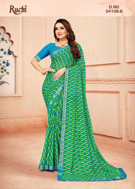 RUCHI-SIMAYAA-LEHRIYA-106-CHIFFON-SAREE-WITH-ATTACHED-BORDER-BEAUTFUL-SAREE-CATALOGUE-7