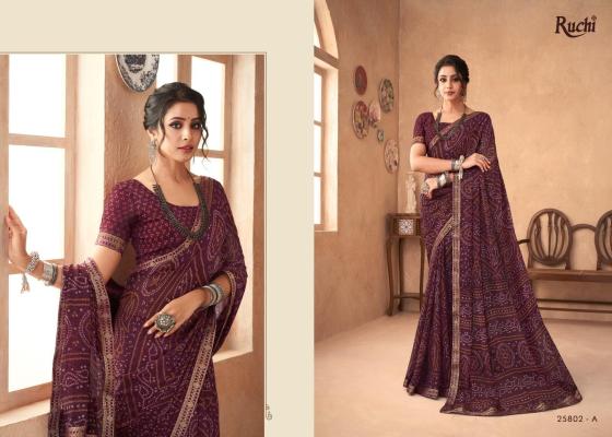 RUCHI-SIMAYAA-VOL-18-SERIES-25801A-TO-25803D-CHIFFON-BANDHNI-SAREE-ATTACHED-WITH-BANARSI-BORDER-BEAUTIFUL-SAREE-CATALOGUE-16