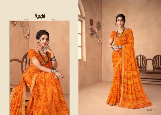 RUCHI-SIMAYAA-VOL-18-SERIES-25801A-TO-25803D-CHIFFON-BANDHNI-SAREE-ATTACHED-WITH-BANARSI-BORDER-BEAUTIFUL-SAREE-CATALOGUE-19