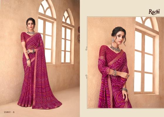 RUCHI-SIMAYAA-VOL-18-SERIES-25801A-TO-25803D-CHIFFON-BANDHNI-SAREE-ATTACHED-WITH-BANARSI-BORDER-BEAUTIFUL-SAREE-CATALOGUE-7