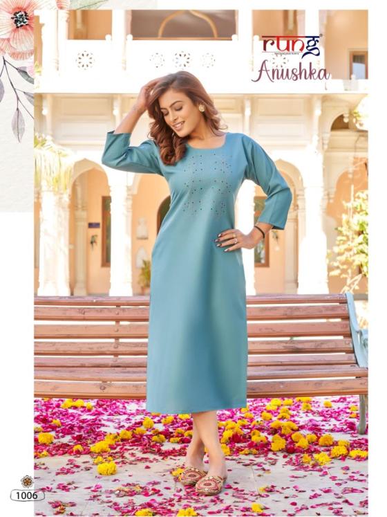 RUNG-ANUSHKA-HEAVY-SILKY-RIYON-WITH-DIAMOND-WORK-KURTI-CATALOGUE-4