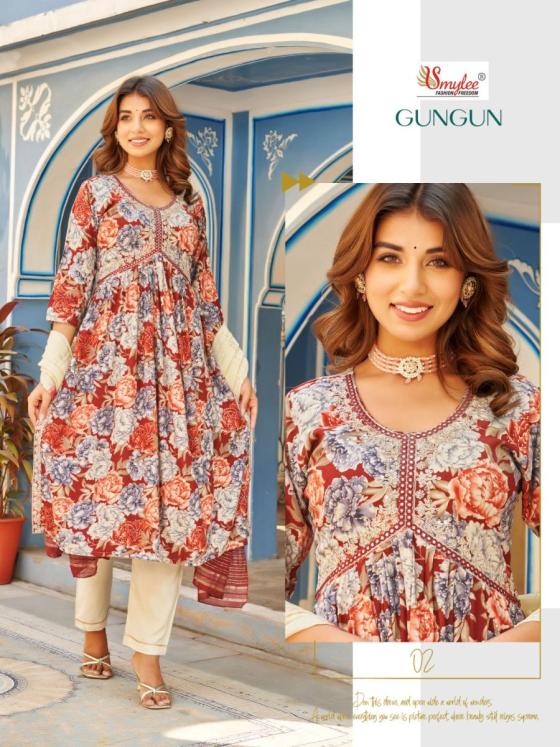 RUNG-GUN-GUN-HEAVY-FOIL-RIYON-PRINT-WITH-EMBROIDERY-WORK-KURTI-WITH-PANT-DUPATTA-CATLOG-5