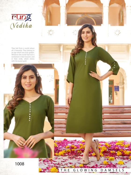 RUNG-VEDIKA-HEAVY-22KG-RIYON-WITH-NECK-SLEEVE-BUTTON-KURTI-CATALOGUE-4